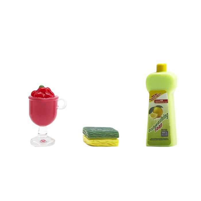 Bizak Mini World Kit Esencial Cápsula Sorpresa Juguete de Cocina con Miniaturas para Coleccionar 3