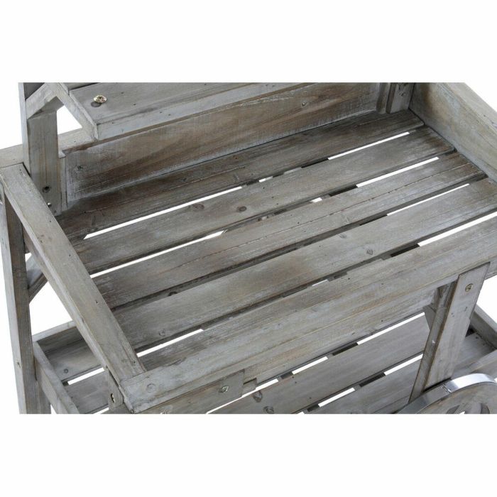 DKD Home Decor Carro para Jardín Shabby Chic Marrón Claro con Ruedas, Desmontable, de Abeto y Pizarra 41x109x87 cm 3 DKD Home Decor Carro para Jardín Shabby Chic Marrón Claro con Ruedas, Desmontable, de Abeto y Pizarra 41x109x87 cm 3