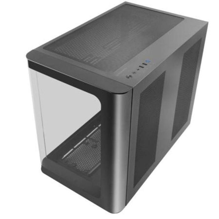 Mars Gaming Caja Ordenador Semitorre MC FUSION ATX con Ventana de Cristal Templado y USB 3.0