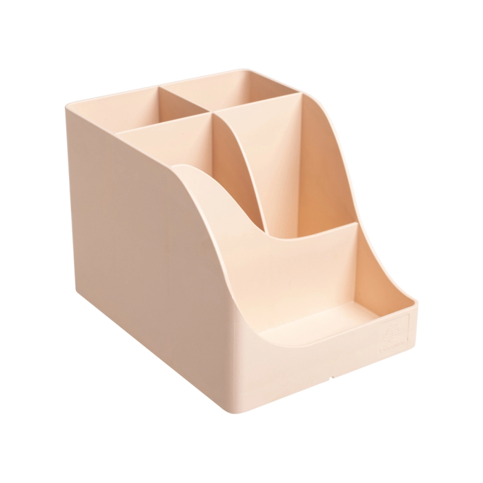 Plasticforte Cubilete portalapices Skandi plastico reciclado color nude 155x119x109 mm 2 Plasticforte Cubilete portalapices Skandi plastico reciclado color nude 155x119x109 mm 2