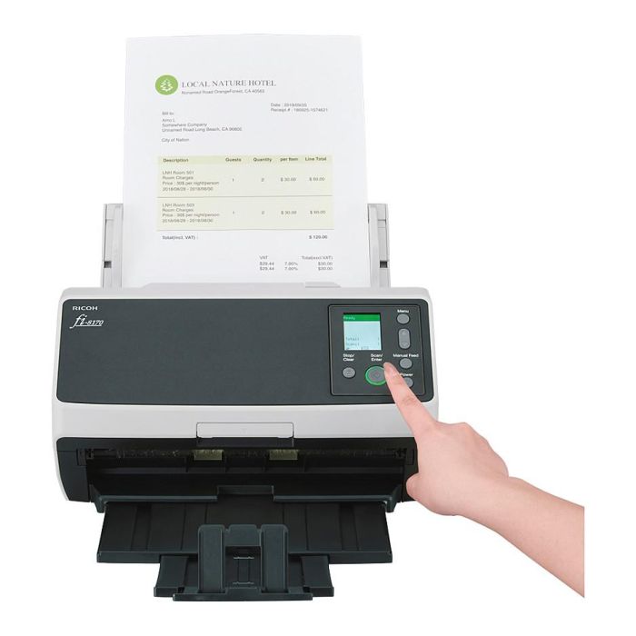 Ricoh fi-8170 Escáner Documental 70 ppm ADF Duplex USB3.2 LAN 1