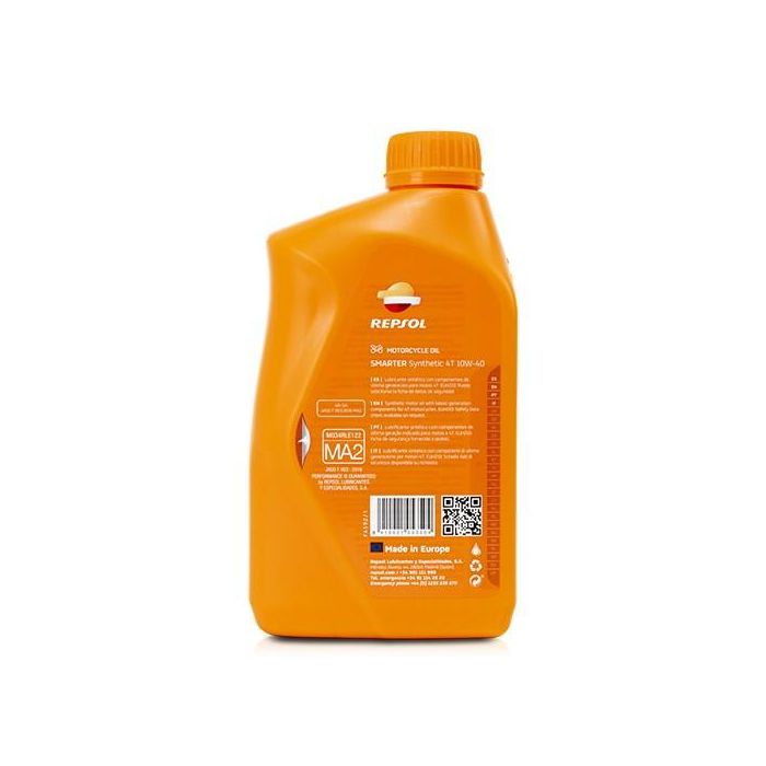 Aceite de Motor para Moto Repsol Smarter 10W40 1 L 1 Aceite de Motor para Moto Repsol Smarter 10W40 1 L 1