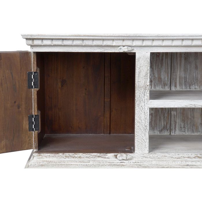 Mueble Tv Arabe DKD Home Decor Blanco 40 x 65 x 160 cm 5