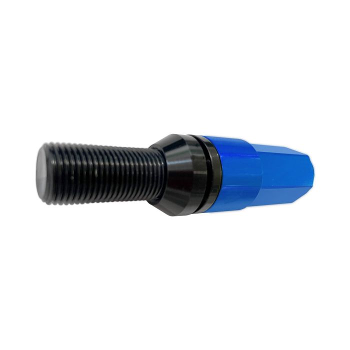 Omp OMPS09971207 Juego 20 Tornillos Rueda Aluminio M12x1.25 Llave 17-19 Largo 28mm Protector Azul 2