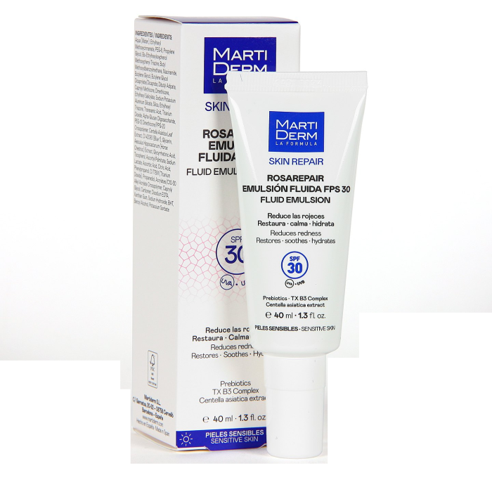 Martiderm Rosarepair Fluid Emulsion Spf30 40 mL