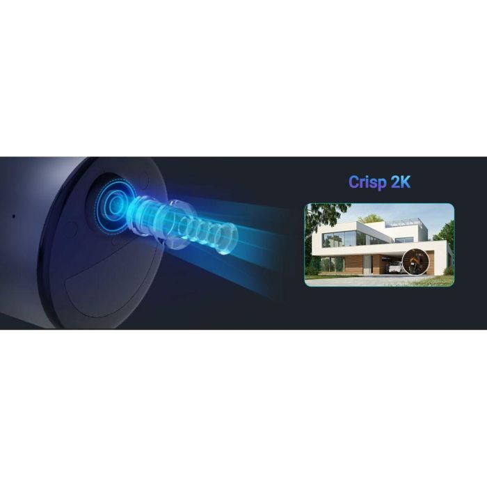 EZVIZ EB3 4G Kit Cámara de Seguridad IP Exterior 2K con Panel Solar 5W - Batería Larga Duración para Vigilancia 24/7 7
