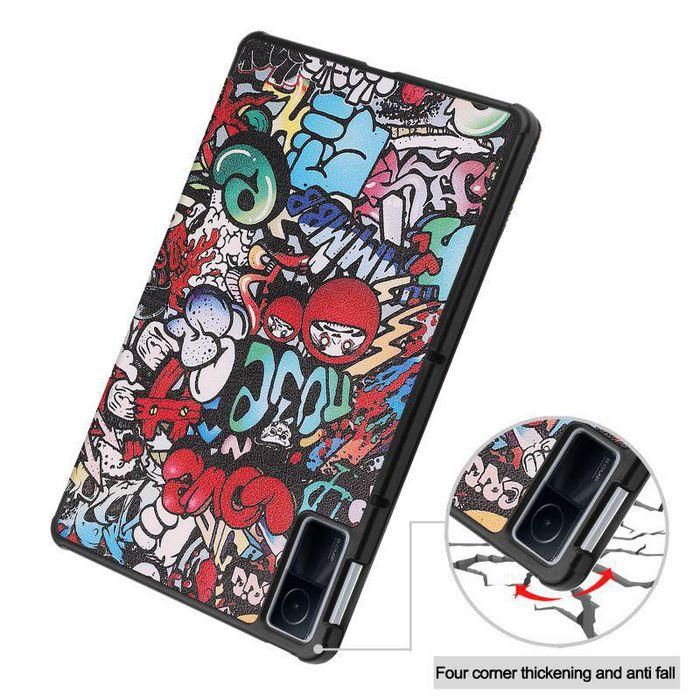 CoreParts Cover for Xiaomi Redmi Pad 10.61 2022. Tri-fold Caster Hard Shell Cover with Auto Wake Function - Graffiti Style 6 CoreParts Cover for Xiaomi Redmi Pad 10.61 2022. Tri-fold Caster Hard Shell Cover with Auto Wake Function - Graffiti Style 6