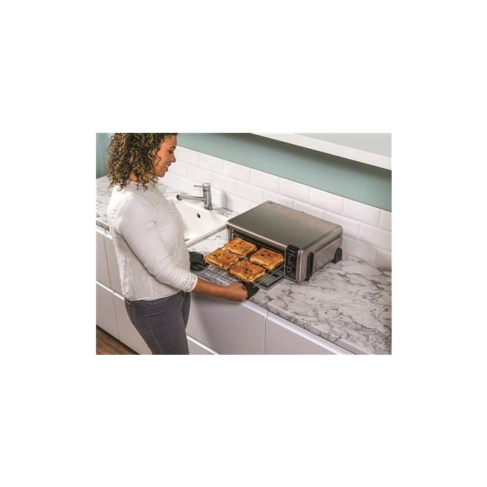 Ninja SP101EU Minihorno de Sobremesa 8 en 1 Vertical Compacto con Tecnología Digital Crisp y Aire Caliente - Ideal para Cocinas Pequeñas 10