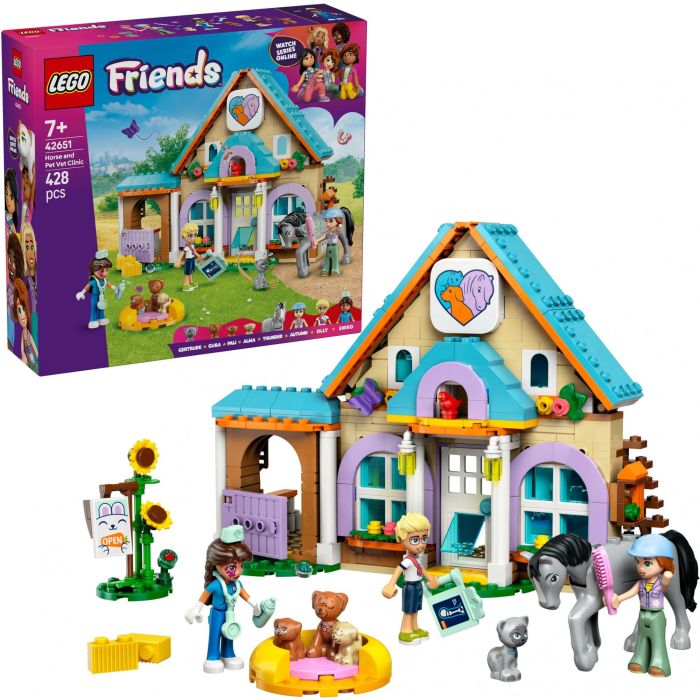 LEGO 42651 Caballo y Clínica Veterinaria de Mascotas LEGO Friends con 3 Minipersonajes, Caballo, 3 Perros y Gata 14 LEGO 42651 Caballo y Clínica Veterinaria de Mascotas LEGO Friends con 3 Minipersonajes, Caballo, 3 Perros y Gata 14