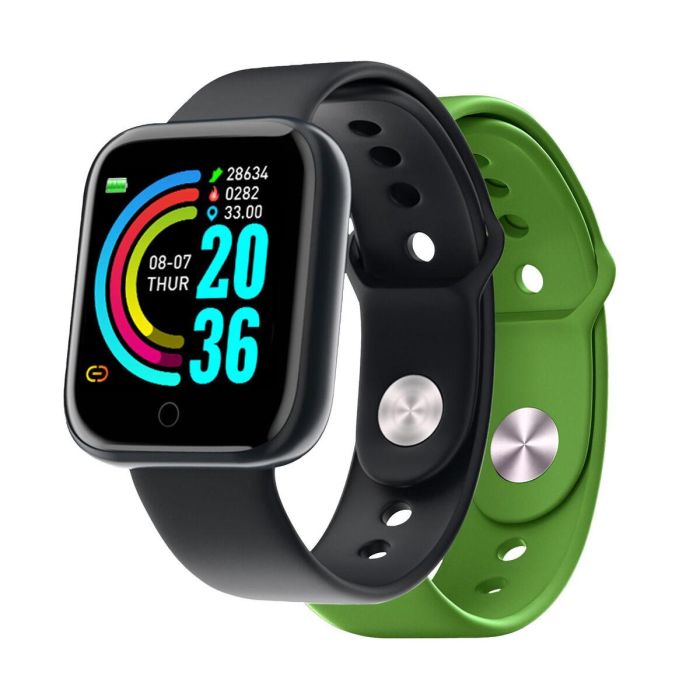 Smartwatch Celly TRAINERBEATGN Negro Verde Smartwatch Celly TRAINERBEATGN Negro Verde