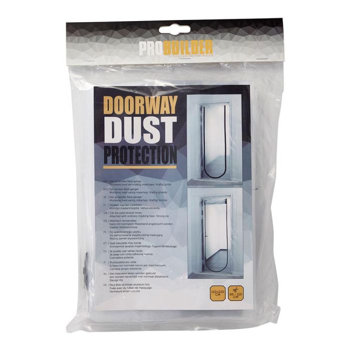 Barrera polvo para puerta, 220 x 110 cm 1 Barrera polvo para puerta, 220 x 110 cm 1