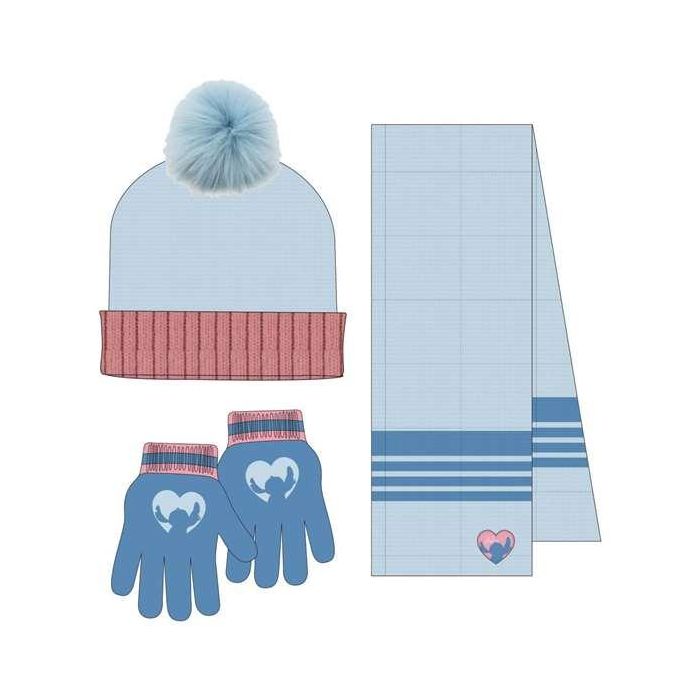 Conjunto 3 piezas bufanda stitch 22.0 x 2.0 x 52.0 cm 1 Conjunto 3 piezas bufanda stitch 22.0 x 2.0 x 52.0 cm 1