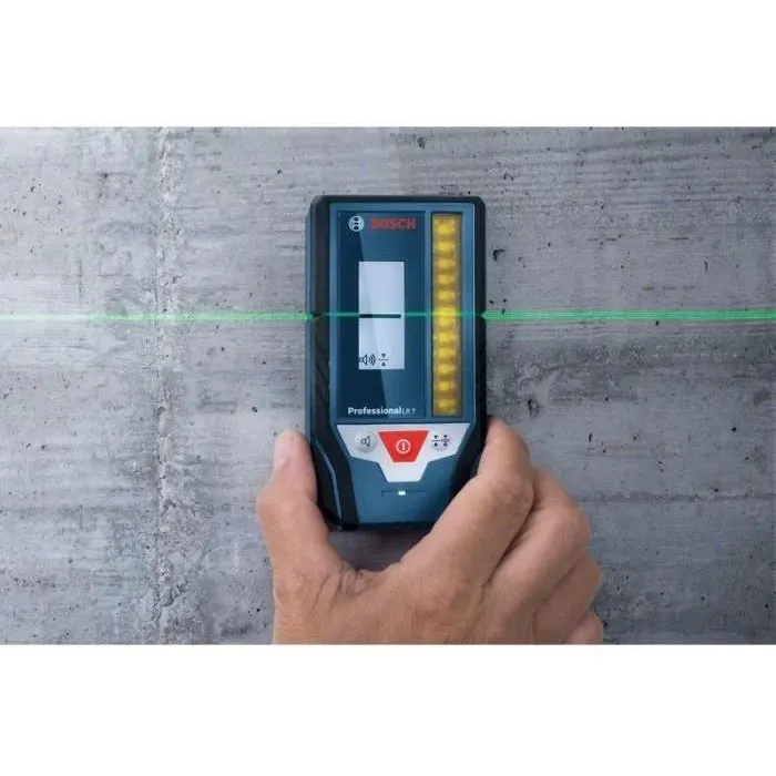 Bosch Professional LR7 Accesorios de Actualización para GCL 2-50 C/G y GLL 3-80 C/CG, Detector de Línea Láser Verde y Roja, Alcance 50m 3