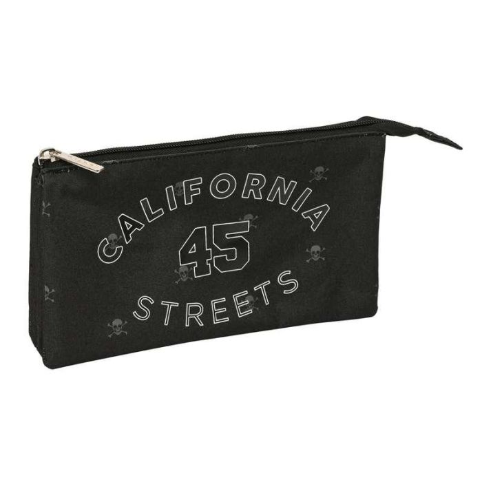 Portatodo Triple Safta California Negro 22 x 12 x 3 cm Portatodo Triple Safta California Negro 22 x 12 x 3 cm