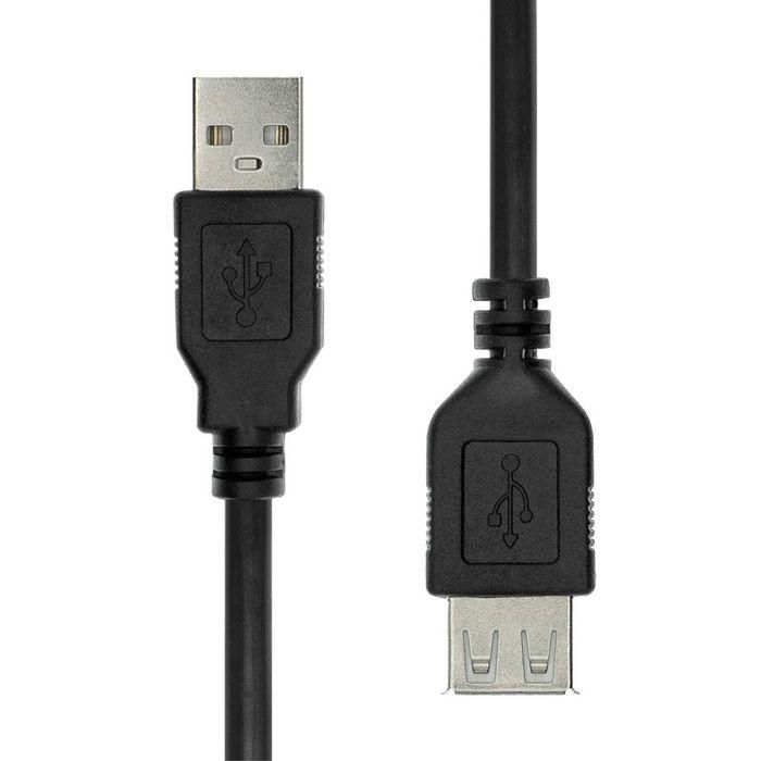 ProXtend USB 2.0 Extension Cable Black 30CM 1