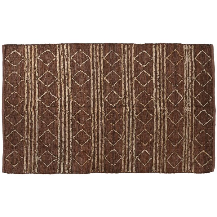 Alfombra Alpino DKD Home Decor Marron 230 x 1 x 160 cm Alfombra Alpino DKD Home Decor Marron 230 x 1 x 160 cm