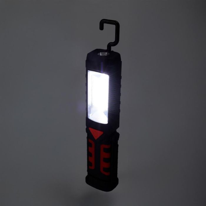 Fx Tools Linterna LED de trabajo recargable, 150 lm, gancho + imán, powerbank, 50 x 35 x 215 mm Fx Tools Linterna LED de trabajo recargable, 150 lm, gancho + imán, powerbank, 50 x 35 x 215 mm