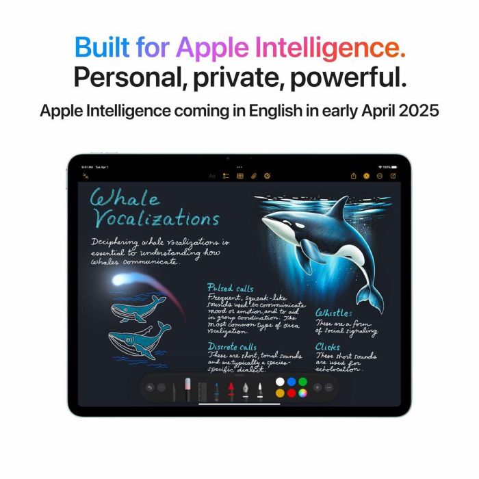 Apple iPad Air 13 pulgadas M3 Wi-Fi 256GB Púrpura, Pantalla Liquid Retina True Tone, Neural Engine, Cámara Horizontal MCNR4TY/A 9 Apple iPad Air 13 pulgadas M3 Wi-Fi 256GB Púrpura, Pantalla Liquid Retina True Tone, Neural Engine, Cámara Horizontal MCNR4TY/A 9