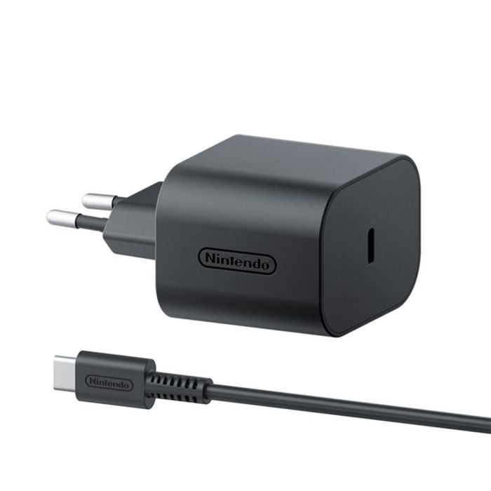 Nintendo Adaptador de corriente USB-C para Nintendo Switch 2 - Carga y alimentación Nintendo Adaptador de corriente USB-C para Nintendo Switch 2 - Carga y alimentación