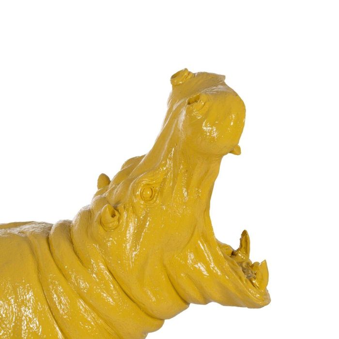 Figura Decorativa Amarillo Hipopótamo 66 x 25,5 x 51 cm 6