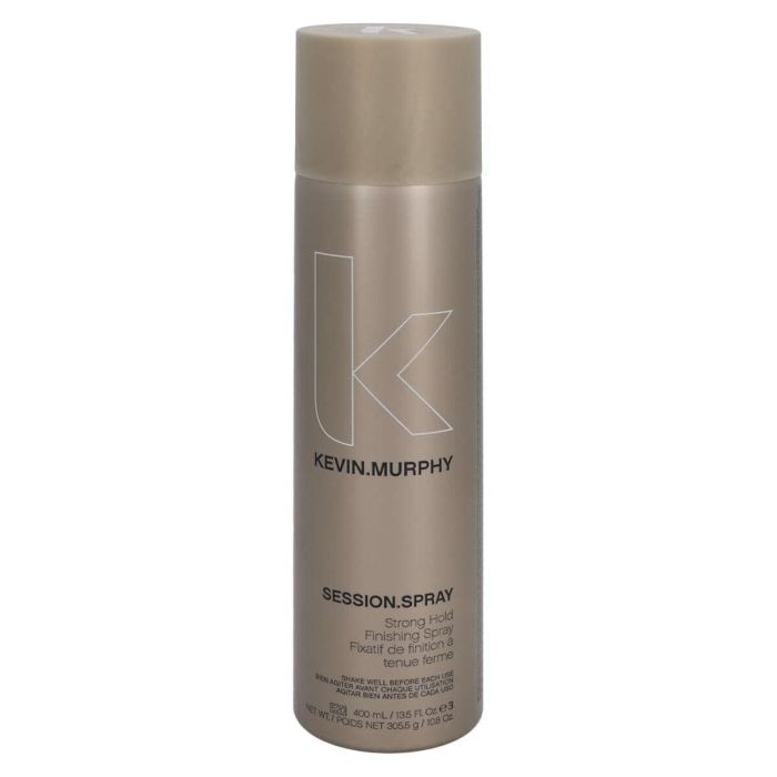 Kevin Murphy SESSION.SPRAY Laca Extra Fuerte para Peinado 400 ml con Protección UV, Anti-Humedad y Sin Parabenos para Todo Tipo de Cabello Kevin Murphy SESSION.SPRAY Laca Extra Fuerte para Peinado 400 ml con Protección UV, Anti-Humedad y Sin Parabenos para Todo Tipo de Cabello