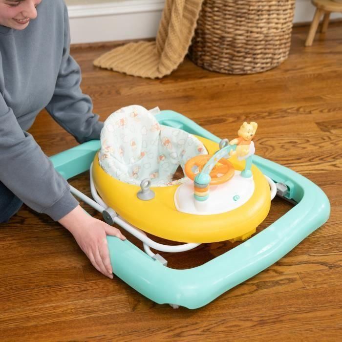 Andador plegable y evolutivo 2 en 1 DISNEY BABY -WINNIE-, juguete de actividades extraíble integrado, música, luces, altura ajustable 1 Andador plegable y evolutivo 2 en 1 DISNEY BABY -WINNIE-, juguete de actividades extraíble integrado, música, luces, altura ajustable 1