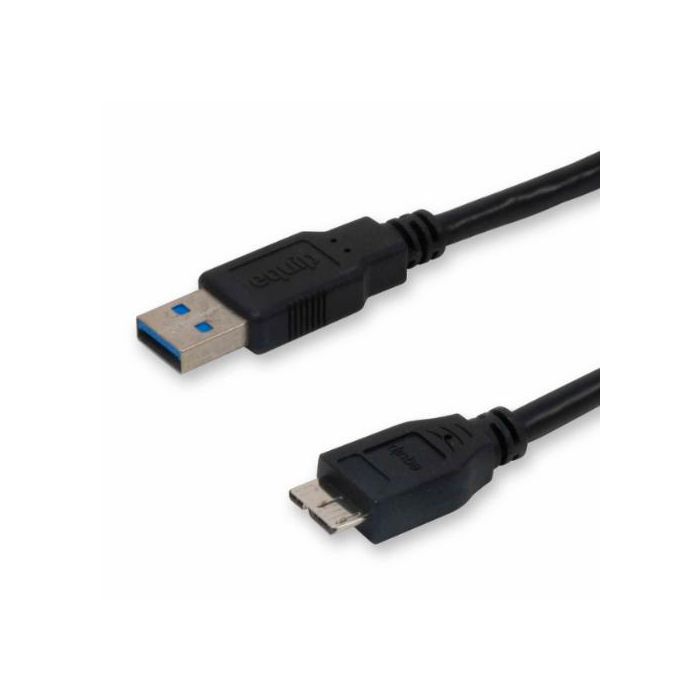 Equip Cable USB 3.0 Tipo A Macho a Micro 10 pines Macho, Triple Blindado Equip Cable USB 3.0 Tipo A Macho a Micro 10 pines Macho, Triple Blindado