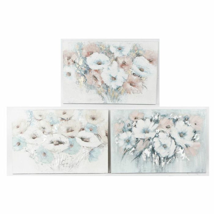 Cuadro Shabby DKD Home Decor Azul Rosa 3.5 x 80 x 120 cm (3 Unidades) Cuadro Shabby DKD Home Decor Azul Rosa 3.5 x 80 x 120 cm (3 Unidades)