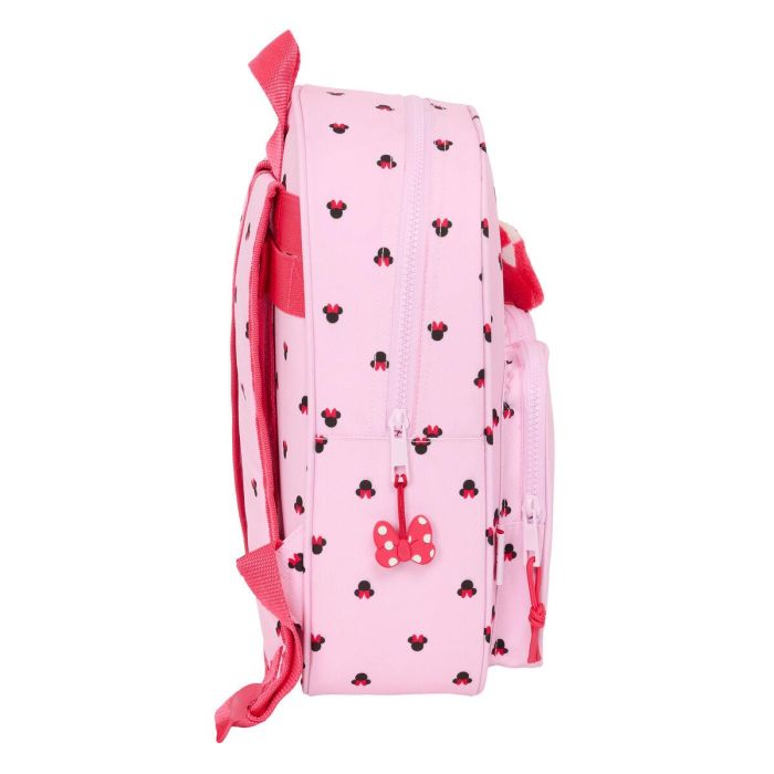 Mochila Escolar Minnie Mouse Naive Rosa 28 x 34 x 10 cm 2