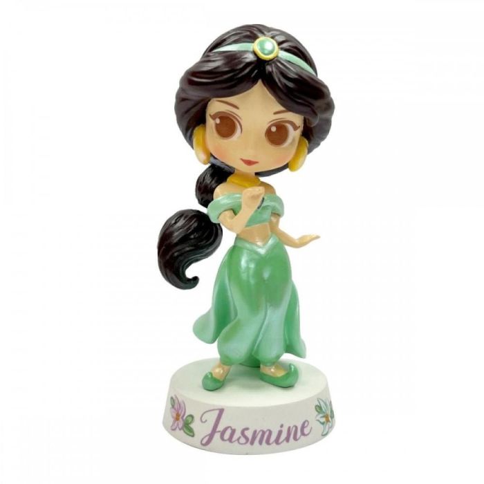 Enesco Figura Disney Aladdin Jasmine Chibi Pintada a Mano - Estilo Showcase