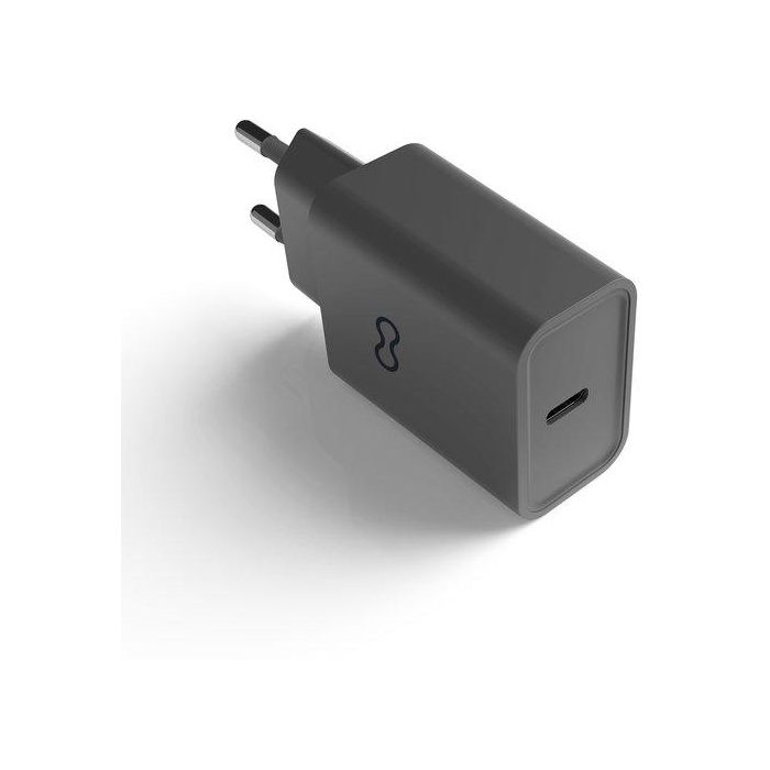 Cargador Groovy De Pared Usb-C Alto Rendimiento 20W Negro