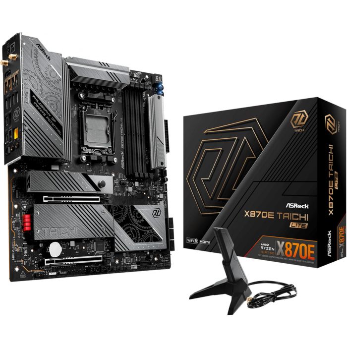 ASRock 90-MXBPA0-A0UAYZ Placa Base AMD X870 Socket AM5 ATX, Compatible con Ryzen 7000/8000/9000, Wi-Fi 7 0 ASRock 90-MXBPA0-A0UAYZ Placa Base AMD X870 Socket AM5 ATX, Compatible con Ryzen 7000/8000/9000, Wi-Fi 7 0