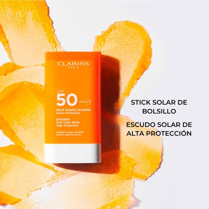 Clarins STICK SOLAIRE INVISIBLE SPF50 Protector Solar Facial 17 gr 2