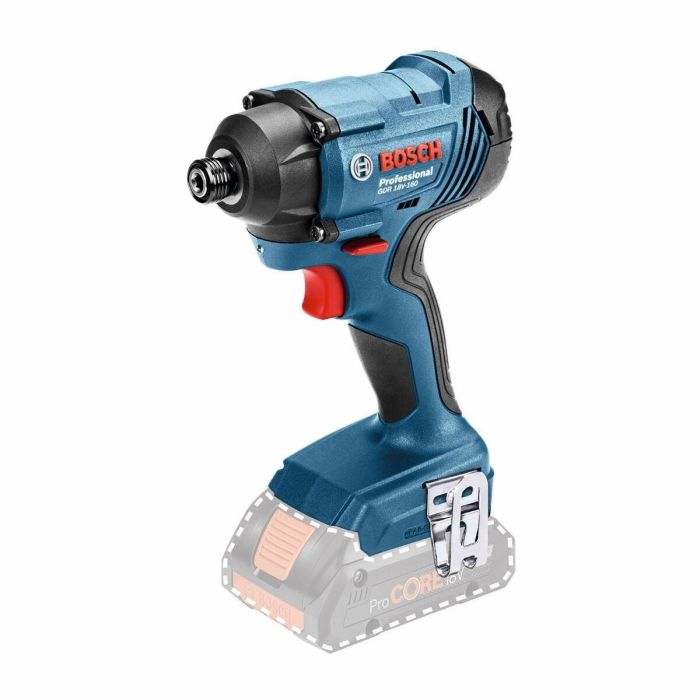 Atornillador de impacto inalámbrico BOSCH PROFESSIONAL 18V GDR 18V-160 Solo Click & Go, L-Boxx 1