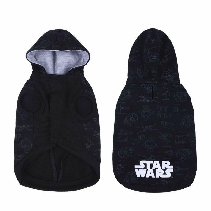 Star Wars Sudadera para Perro con Diseño de Darth Vader, Algodón Cepillado, Color Negro, Talla XXS 4