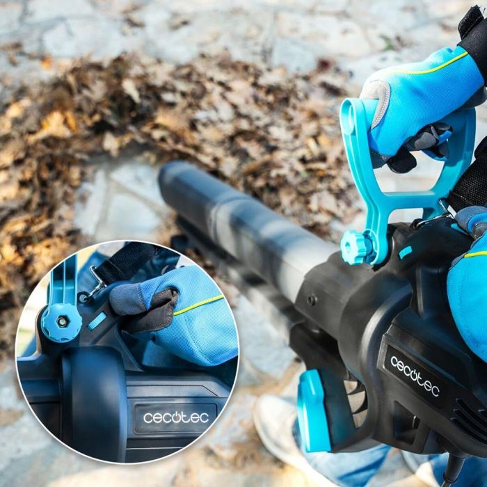 Cecotec Soplador y aspirador hojas AirForce 3300 Crush&Go 3300W, 40L, 270km/h, 3 en 1 2