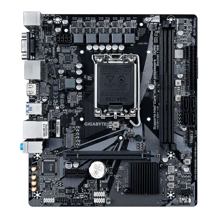 Gigabyte H610M S2H V2 Placa Base Socket 1700 DDR5 PCIe 4.0 Micro ATX 1