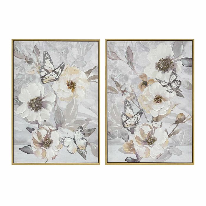 Lienzo DKD Home Decor Poliestireno Lienzo 50 x 3,5 x 70 cm