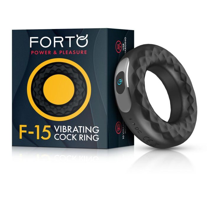 Anillo para el Pene Forto Negro (Talla única) 2