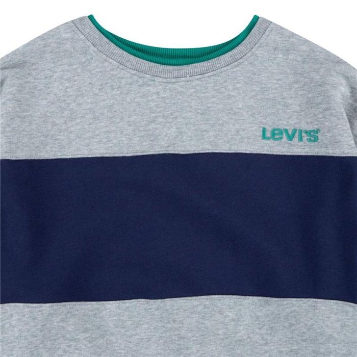 Sudadera sin Capucha Niño Levi's Colorblock Crewneck Gris claro 1 Sudadera sin Capucha Niño Levi's Colorblock Crewneck Gris claro 1