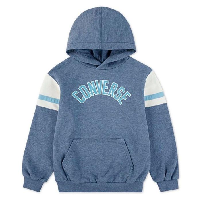 Sudadera con Capucha Niño Converse Cnvb Heritage Blocked Po Azul M 0 Sudadera con Capucha Niño Converse Cnvb Heritage Blocked Po Azul M 0