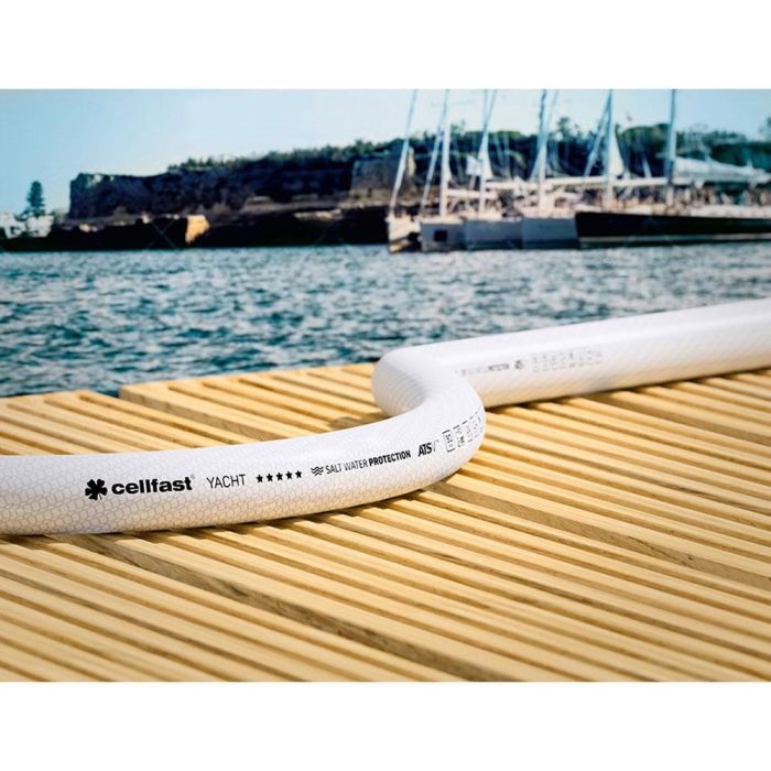 Set manguera yacht de 12,5 mm x 20 m con conectores y pistola cellfast 2