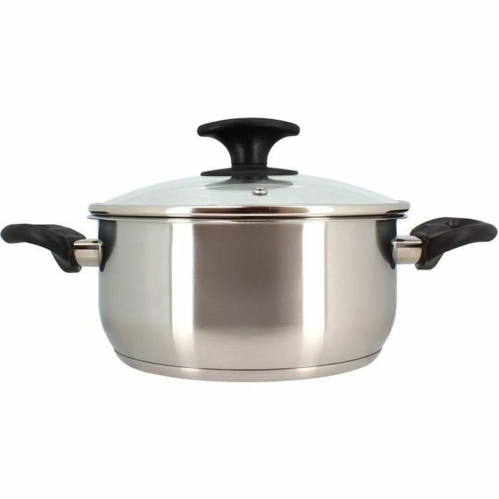 Menastyl MEN1725994322252 Horno Holandés de 20 cm en Acero Inoxidable, Apto para Todo Tipo de Fuegos e Inducción Menastyl MEN1725994322252 Horno Holandés de 20 cm en Acero Inoxidable, Apto para Todo Tipo de Fuegos e Inducción