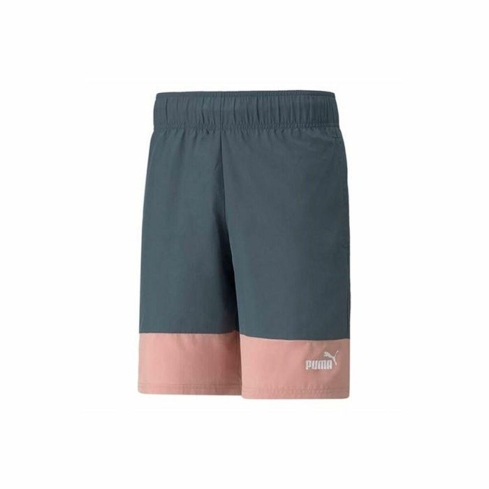 Pantalones Cortos Deportivos para Hombre Puma Power Colorblock Gris oscuro 0 Pantalones Cortos Deportivos para Hombre Puma Power Colorblock Gris oscuro 0
