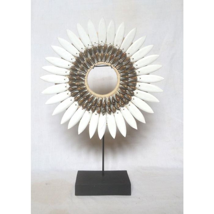 Decoracion Balines DKD Home Decor Beige Negro 12 x 56 x 40 cm