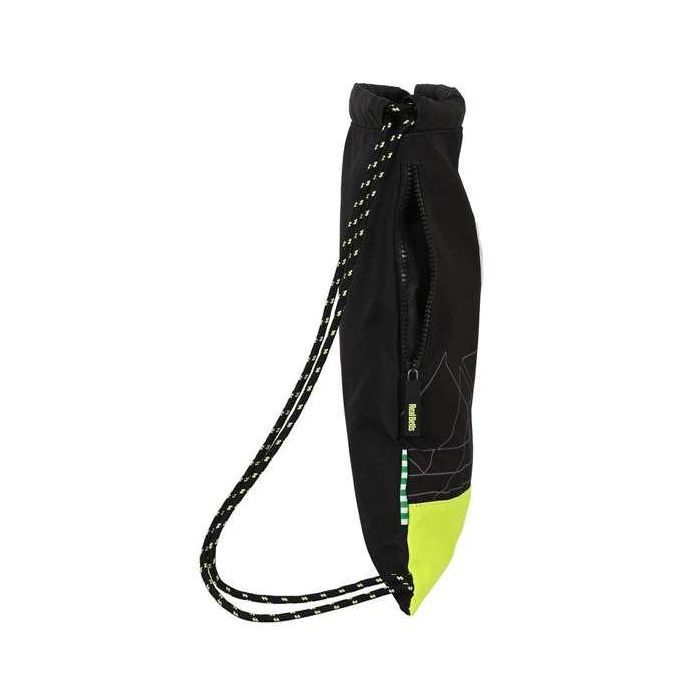Bolsa Mochila con Cuerdas Real Betis Balompié Negro Lima 1 Bolsa Mochila con Cuerdas Real Betis Balompié Negro Lima 1