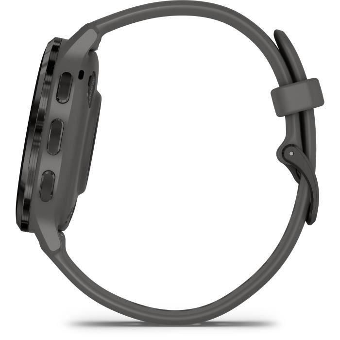 Reloj GPS conectado - GARMIN - Venu 3S - 30,4mm (1.2) - Acero gris, caja gris oscuro y correa de silicona gris oscuro 4