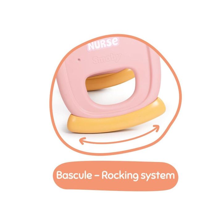 Smoby Cuna Balancín para Bebé, Edad Mínima Recomendada 18 Meses 1