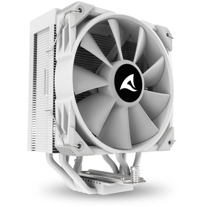 Sharkoon A40 Refrigerador de Aire para CPU RGB Blanco - Ventilador de 12 cm, 500-1800 RPM, 121.55 m³/h, TDP 230W 1 Sharkoon A40 Refrigerador de Aire para CPU RGB Blanco - Ventilador de 12 cm, 500-1800 RPM, 121.55 m³/h, TDP 230W 1