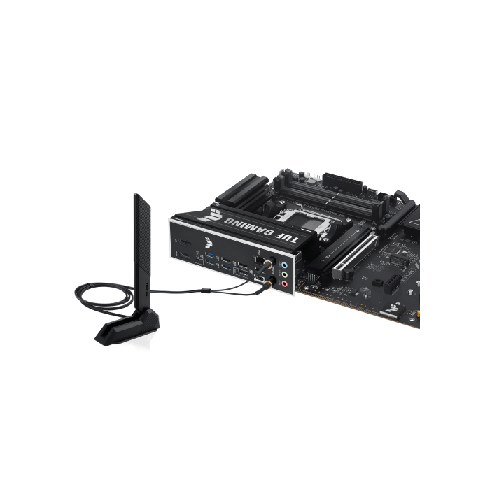 ASUS TUF GAMING B650E-E WiFi 90MB1LT0-M0EAY0 Placa Base AMD B650 Zócalo AM5 DDR5 Wi-Fi 6E ATX para PC 8